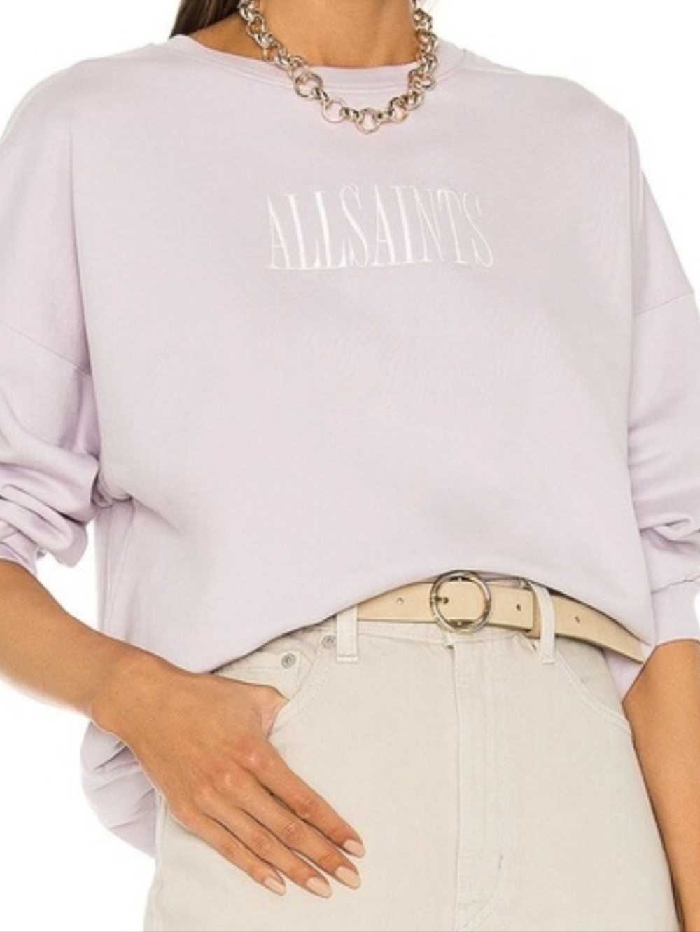 Lavender Allsaints Crew Neck